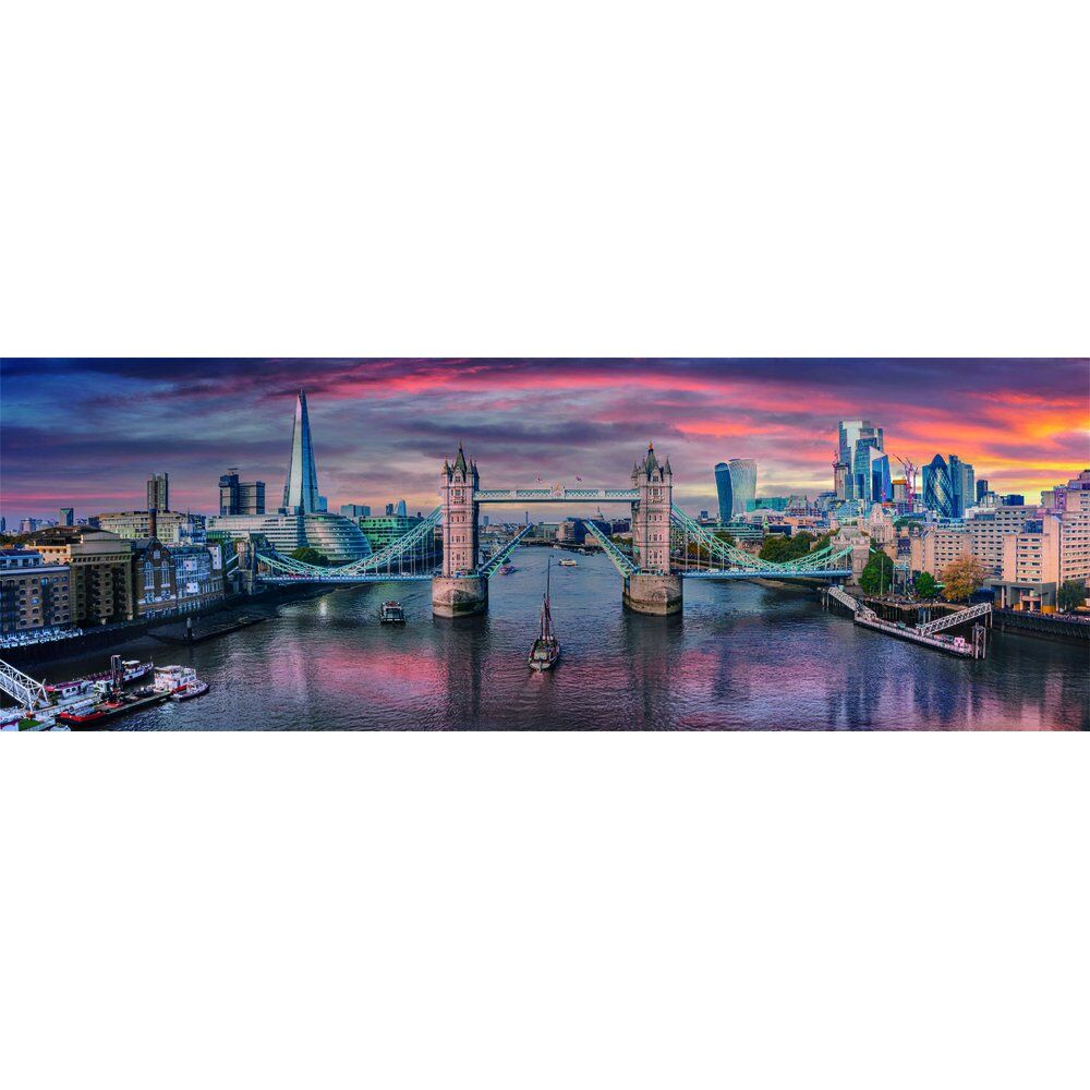 Puzzle Panorama Across the River Thames High Quality 1000 pieces