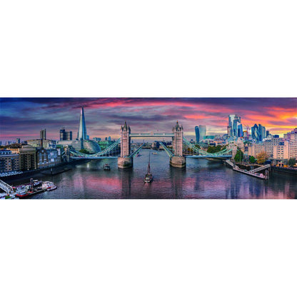 Puzzle Panorama Across the River Thames High Quality 1000 pieces
