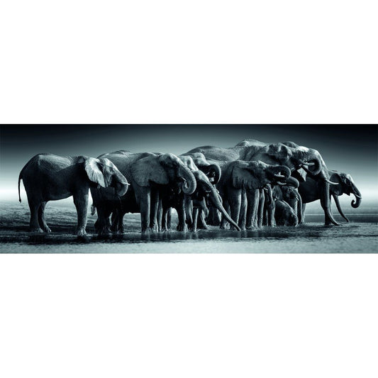 Puzzle Panorama Herd of Giants High Quality 1000 pieces