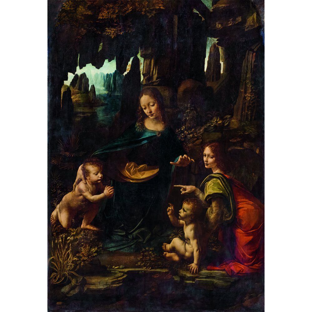 Rompecabezas La Virgen de las Rocas Museo Leonardo 1000 piezas