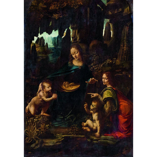 Puzzle The Virgin of the Rocks Leonardo Museum 1000 pieces