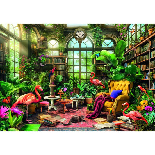 Puzzle The Greenhouse Library High Quality 1000 pieces
