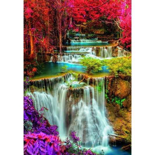 Colorful Thai Falls Puzzle High Quality 1000 pieces