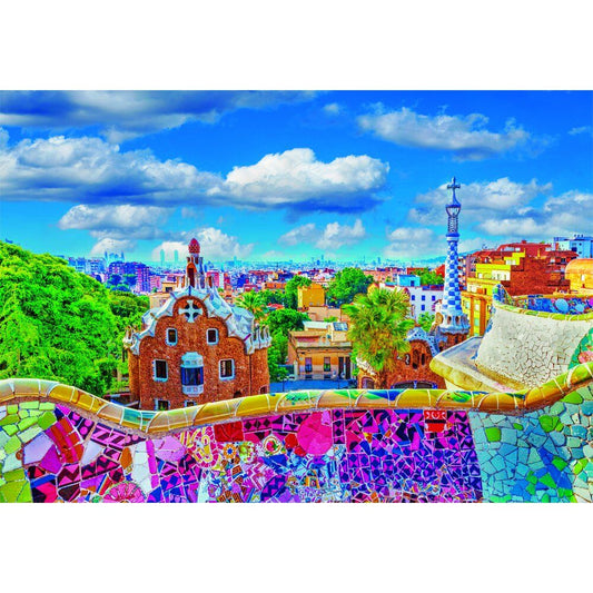 Puzzle Park Guell Barcelona High Quality 1000 pieces