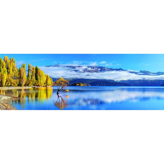 Puzzle Panorama Wanaka's golden Reflections High Quality 1000 pieces