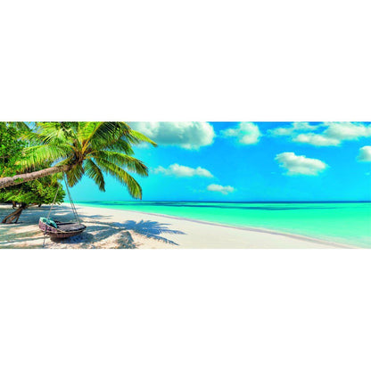 Puzzle Panorama „Schaukeln am Meer“ hohe Qualität 1000 Teile