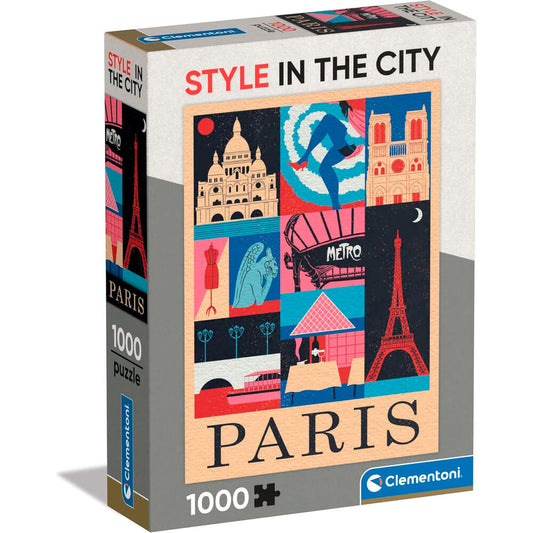 puzzle paris style in the city 1000 pieces