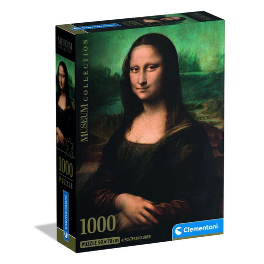mona lisa leonardo museum puzzle 1000pcs