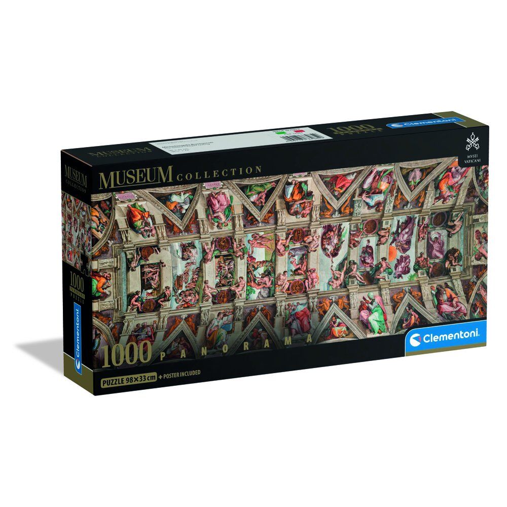 puzzle panorama the sistine chapel ceiling michelangelo museum 1000 pieces