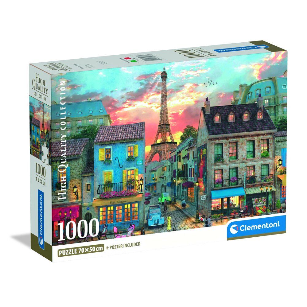 puzzle streets of paris high quality 1000 pieces
