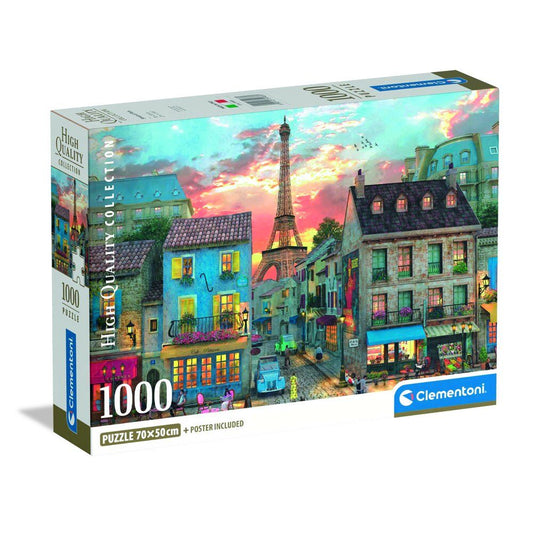 puzzle streets of paris high quality 1000 pieces