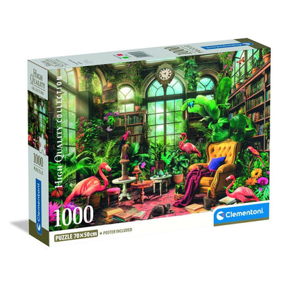 puzzle the greenhouse library high quality 1000 pieces