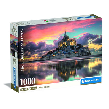 puzzle le magnifique mont saint michel high quality 1000 pieces