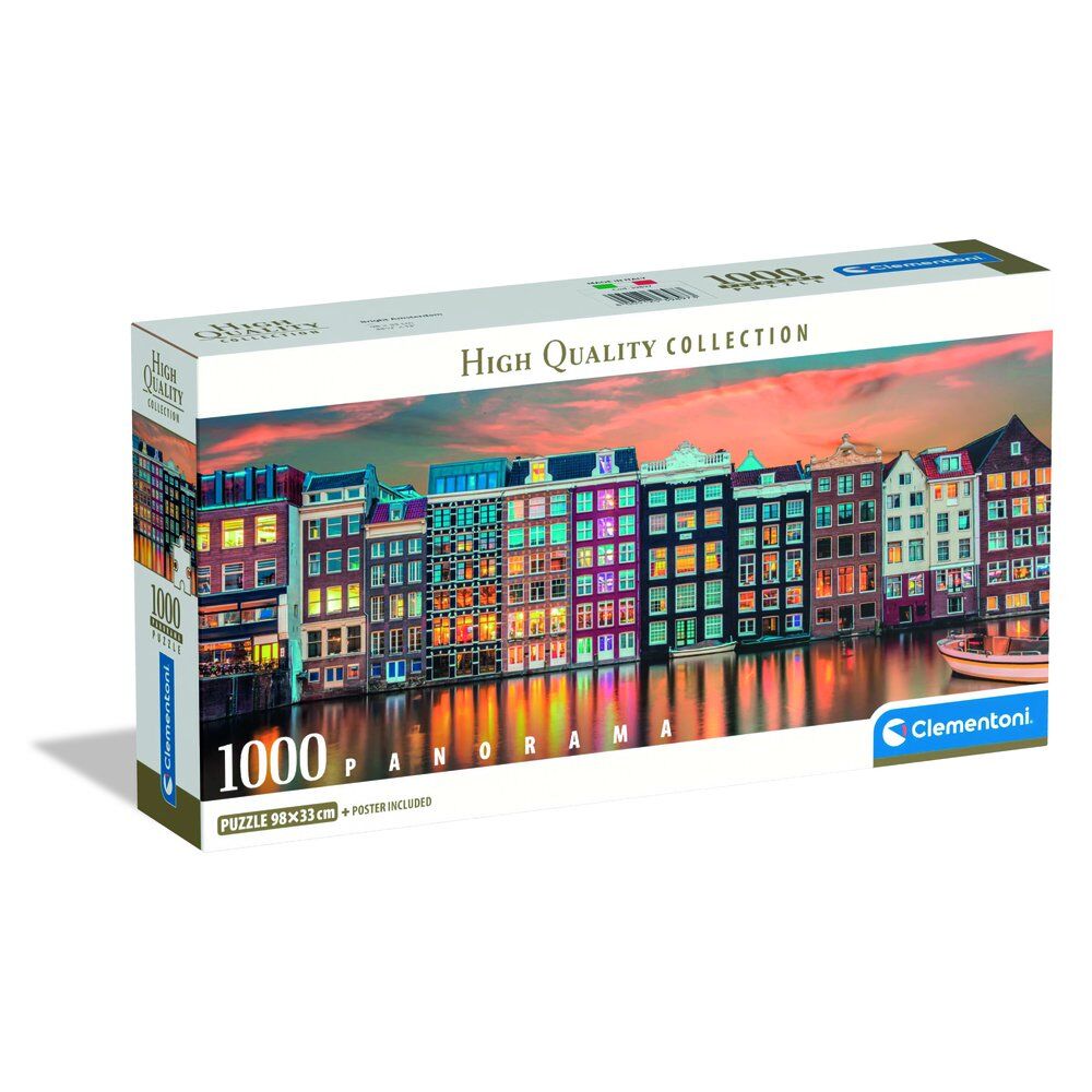 puzzle panorama bright amsterdam high quality 1000 pieces