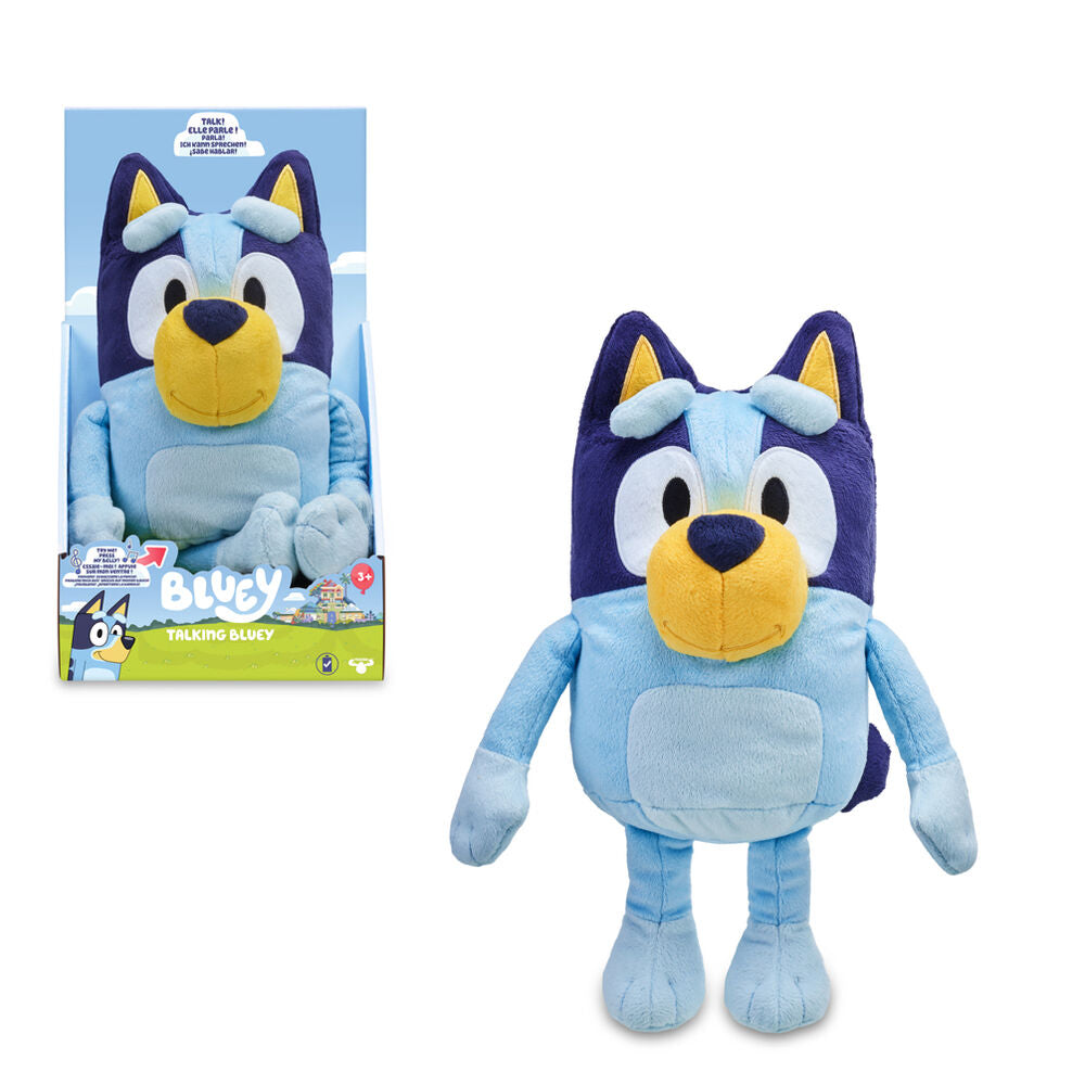 bluey talking plush toy 25cm