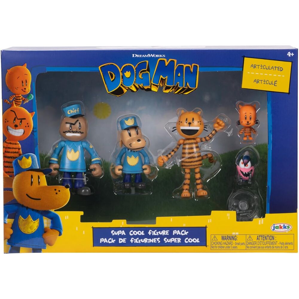 Blister pack of 5 Polican figures, 6cm