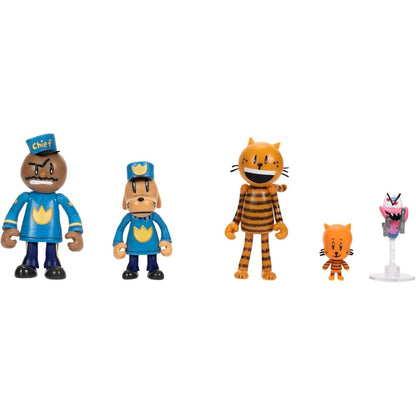 Blister pack of 5 Polican figures, 6cm