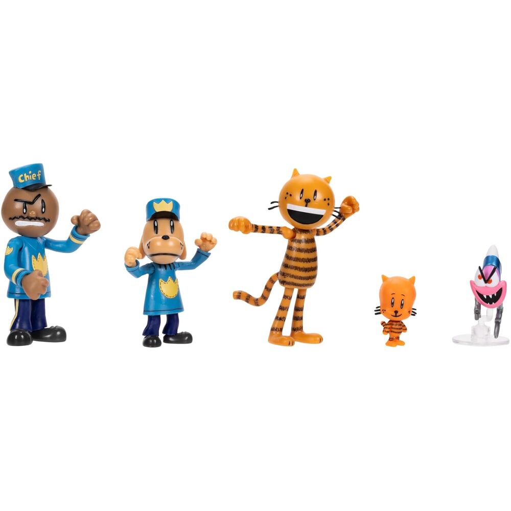Blister pack of 5 Polican figures, 6cm