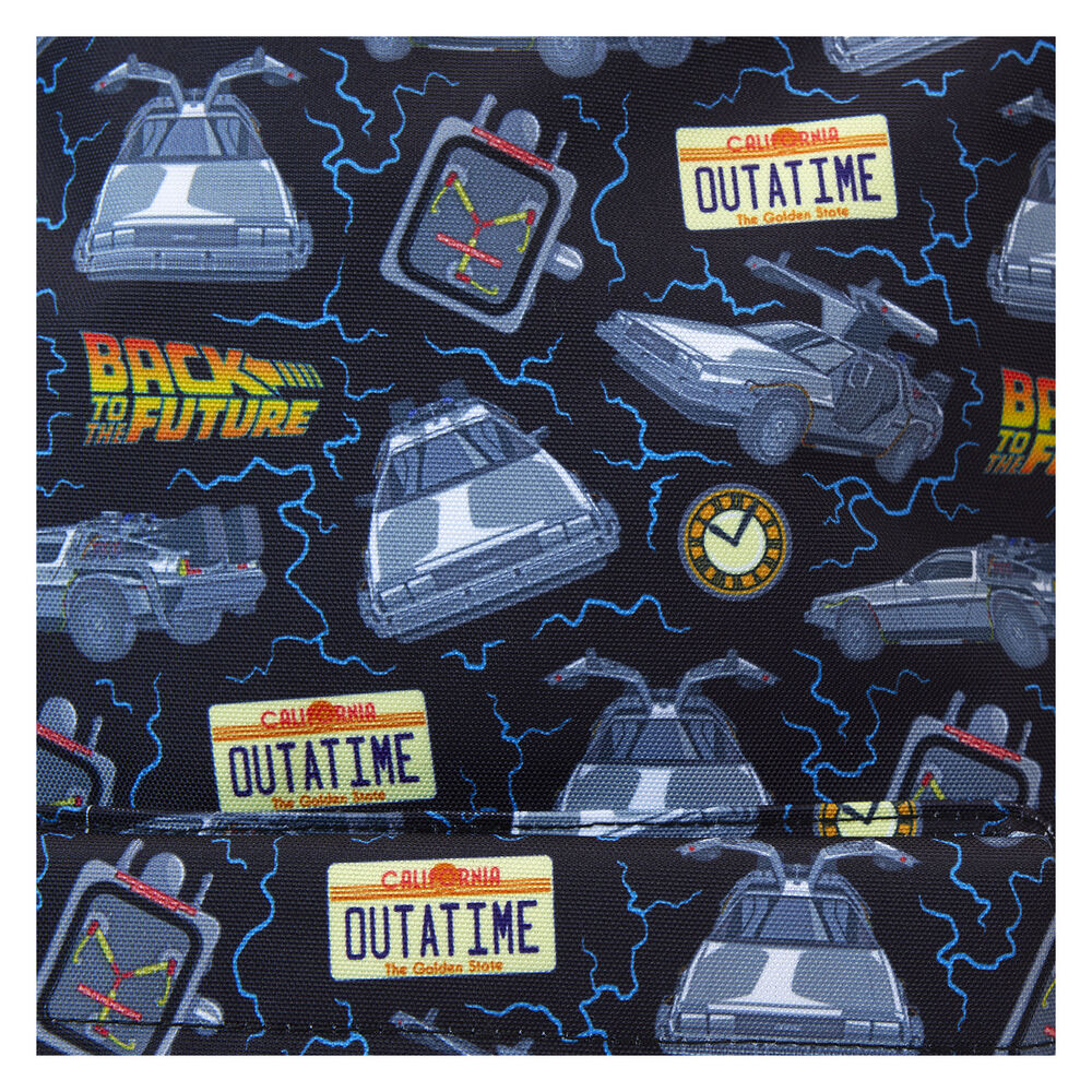 Loungefly Back to the Future 40th Anniversary Nylon Backpack, 44cm