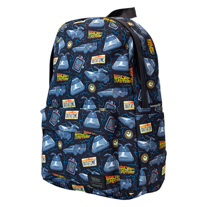 Loungefly Back to the Future 40th Anniversary Nylon Backpack, 44cm