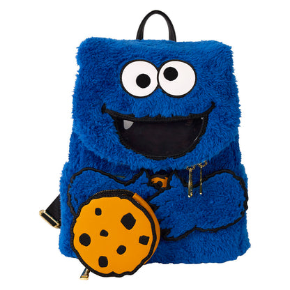Mochila de peluche  monedero Monstruo de las Galletas Barrio Sésamo Loungefly