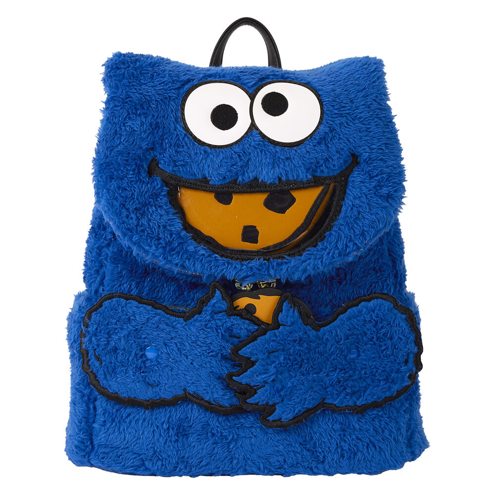 plush backpack  coin purse cookie monster sesame street loungefly