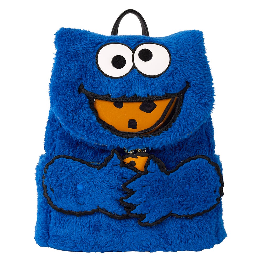 Plush BackpackCookie Monster Sesame Street Loungefly Purse
