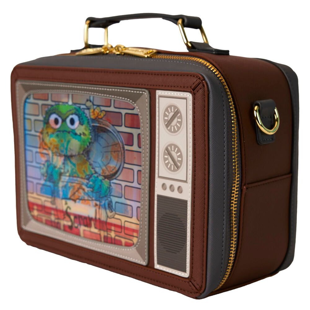 Loungefly Retro TV Sesame Street Lentikular Umhängetasche