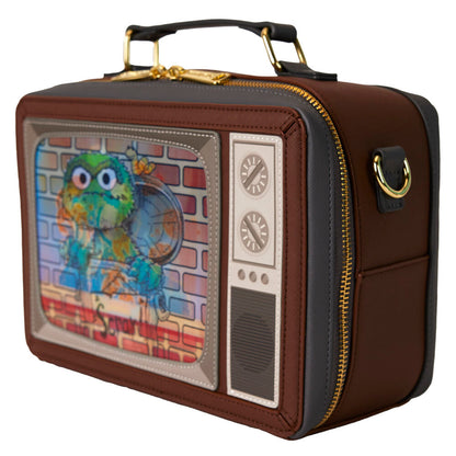 Loungefly Retro TV Sesame Street Lentikular Umhängetasche