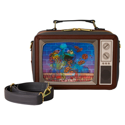 Loungefly Retro TV Sesame Street Lentikular Umhängetasche