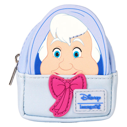 Conjunto surpresa de mini chaveiros Loungefly com tema da Cinderela da Disney.