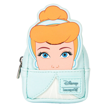 Conjunto surpresa de mini chaveiros Loungefly com tema da Cinderela da Disney.