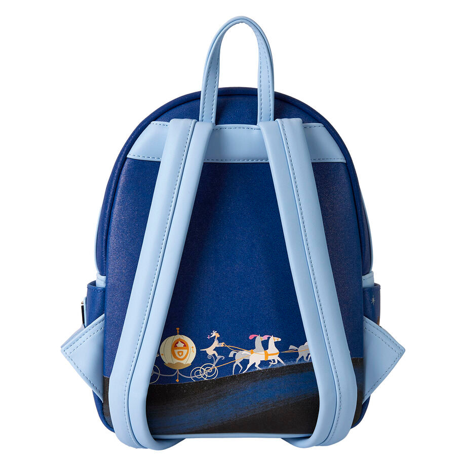 Sac à dos lenticulaire Disney Loungefly Cendrillon 75e anniversaire 26 cm