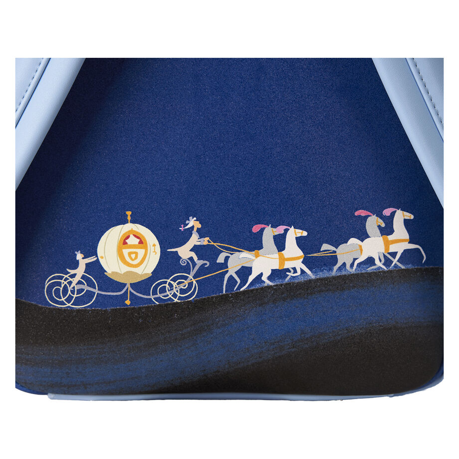 Sac à dos lenticulaire Disney Loungefly Cendrillon 75e anniversaire 26 cm