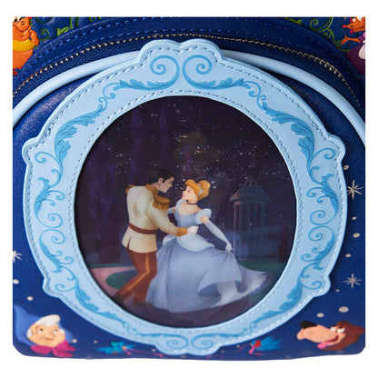 Sac à dos lenticulaire Disney Loungefly Cendrillon 75e anniversaire 26 cm