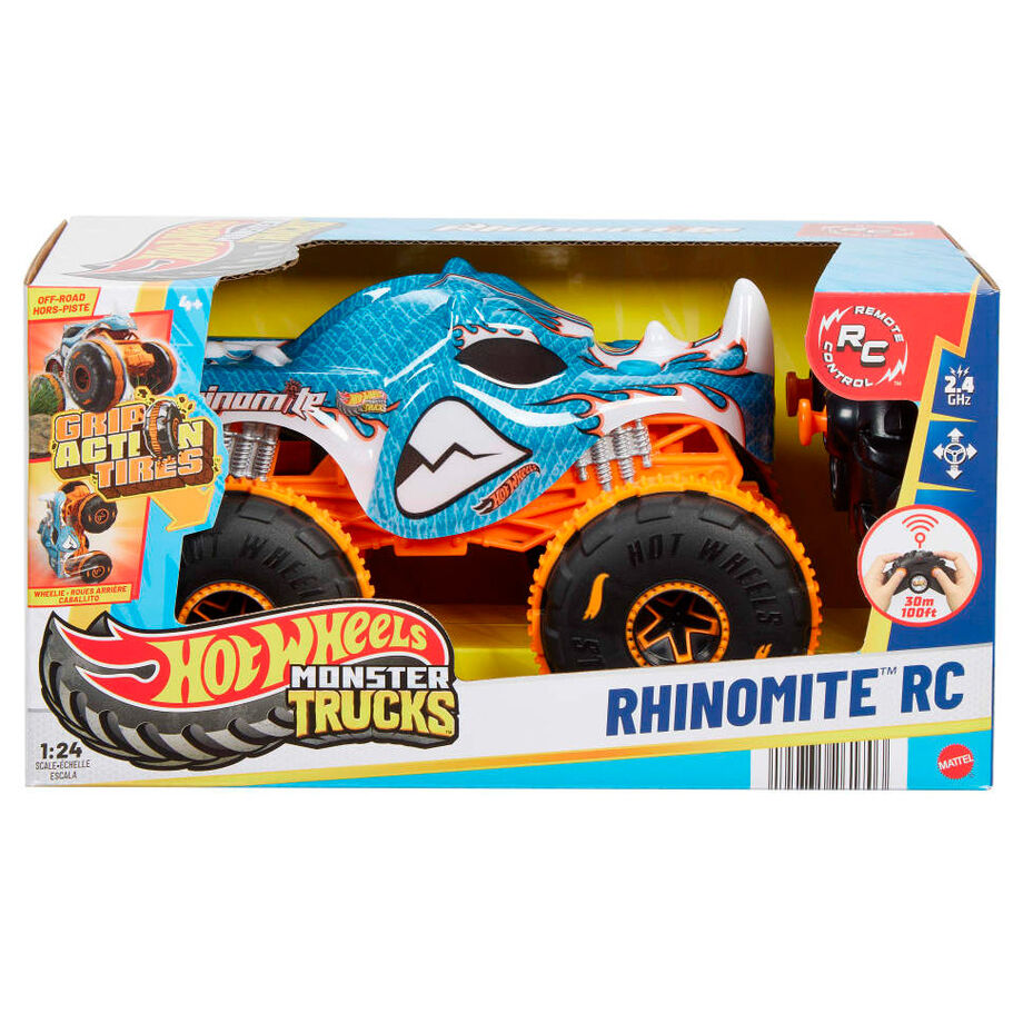 radio control car rhinomite monster trucks hot wheels
