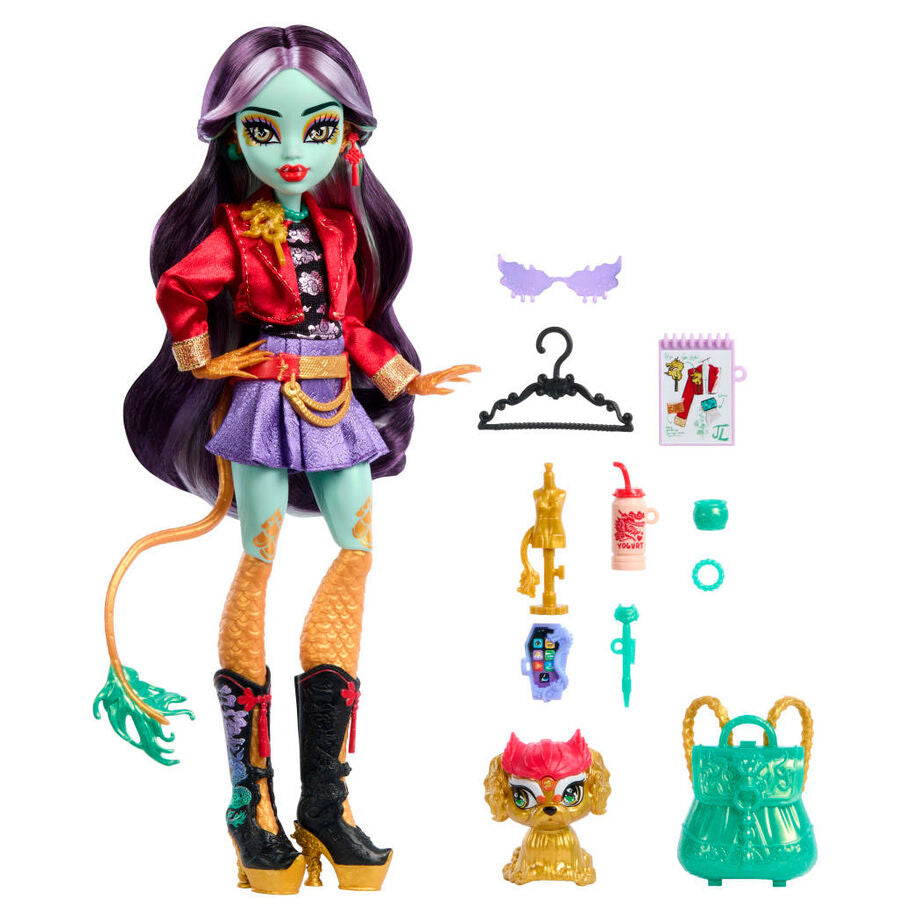 Lalka Monster High Jinafire Long