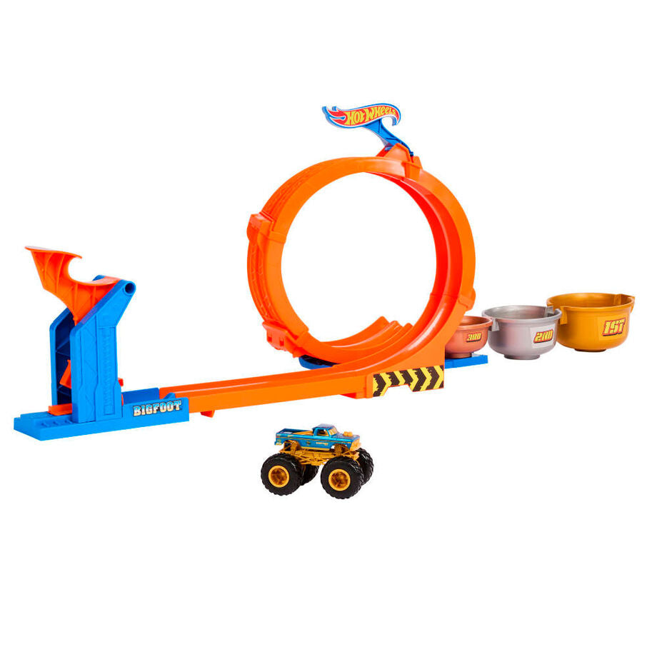 Tor trofeów Hot Wheels Bigfoot Monster Trucks Challenge