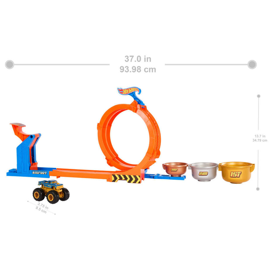 Tor trofeów Hot Wheels Bigfoot Monster Trucks Challenge