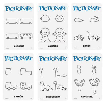 Juego de mesa Pictionary en español
