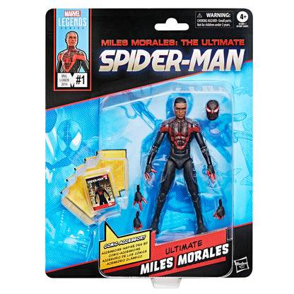 figure miles morales ultimate spider man marvel legends 15cm