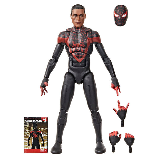 Action figure di Miles Morales Ultimate Spider Man Marvel Legends 15 cm