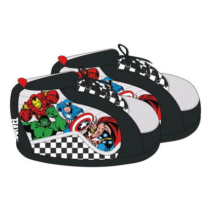 adult marvel boot slippers
