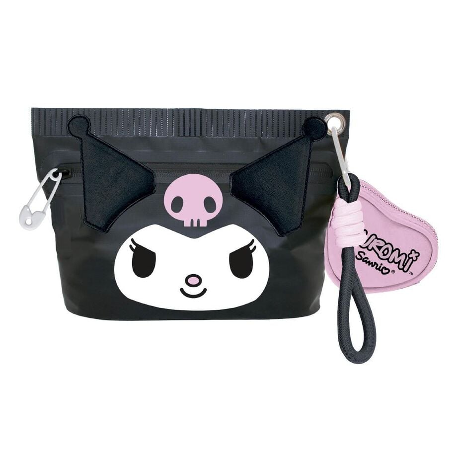 Kuromi Hello Kitty travel toiletry bag