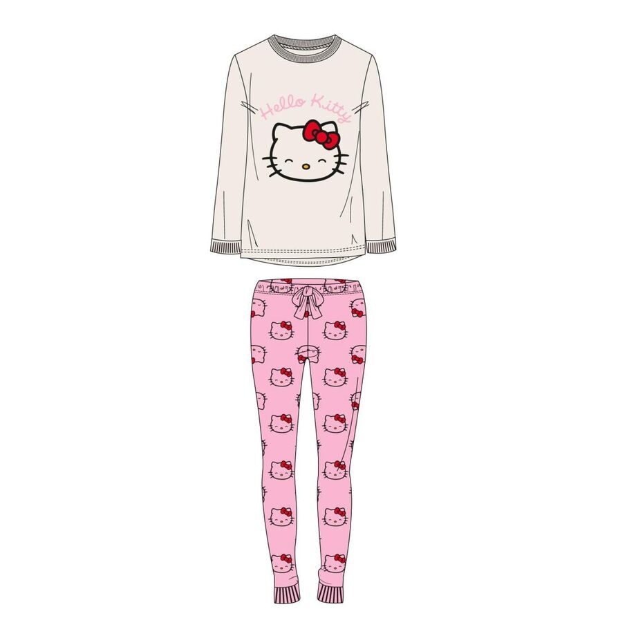 hello kitty adult pajamas