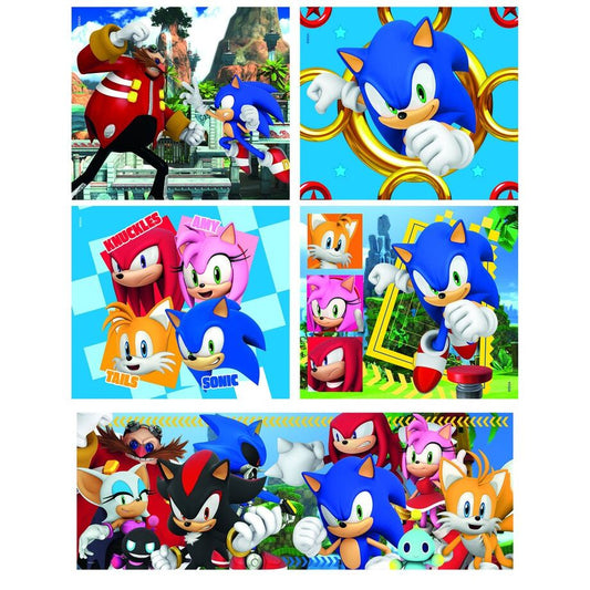 Puzzle Sonic the Hedgehog 18+30+48+60 Teile
