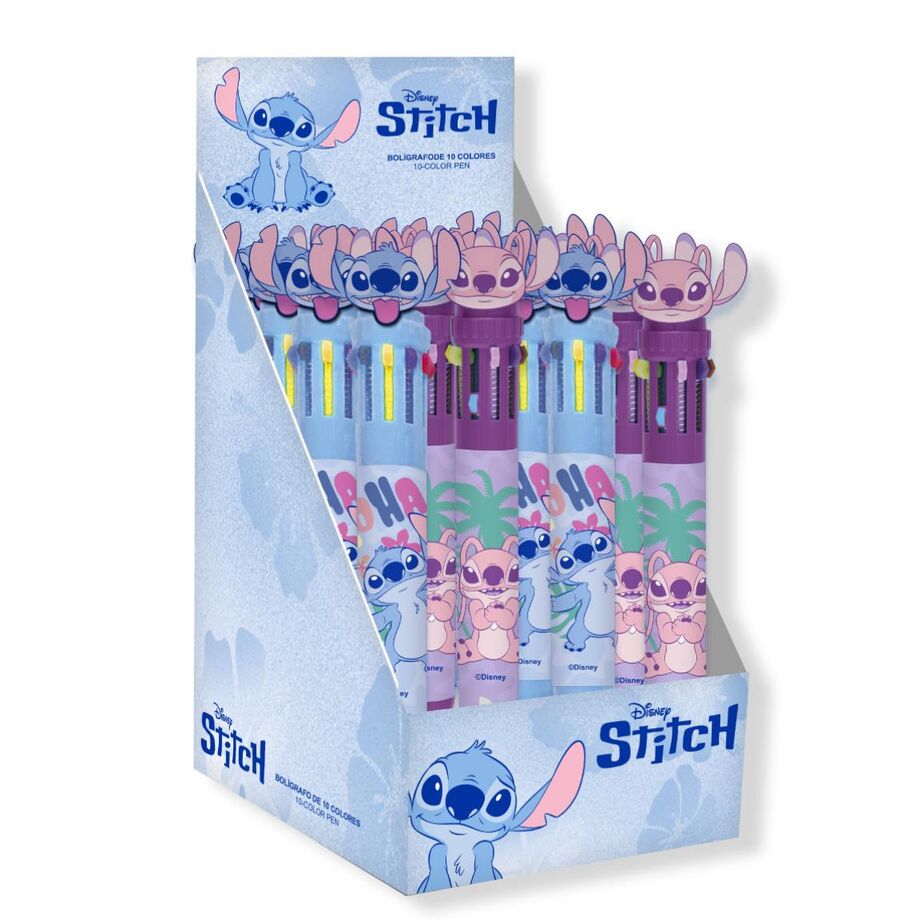 assorted stitch disney colored pens