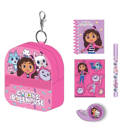 Gabby's Dollhouse Mini Backpack Stationery Set