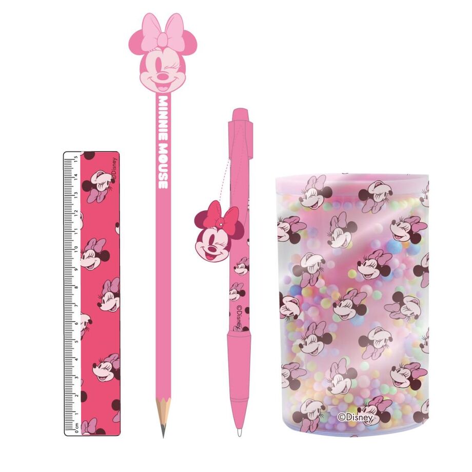 minnie mouse disney stationery pencil holder