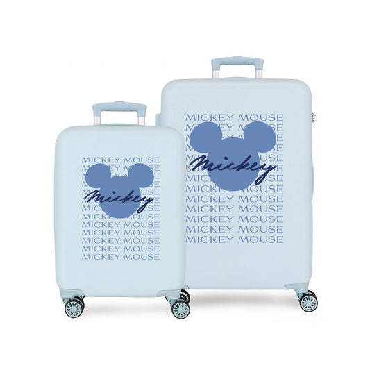 Set 2 ABS trolley suitcases Have a Good Time Mickey Disney